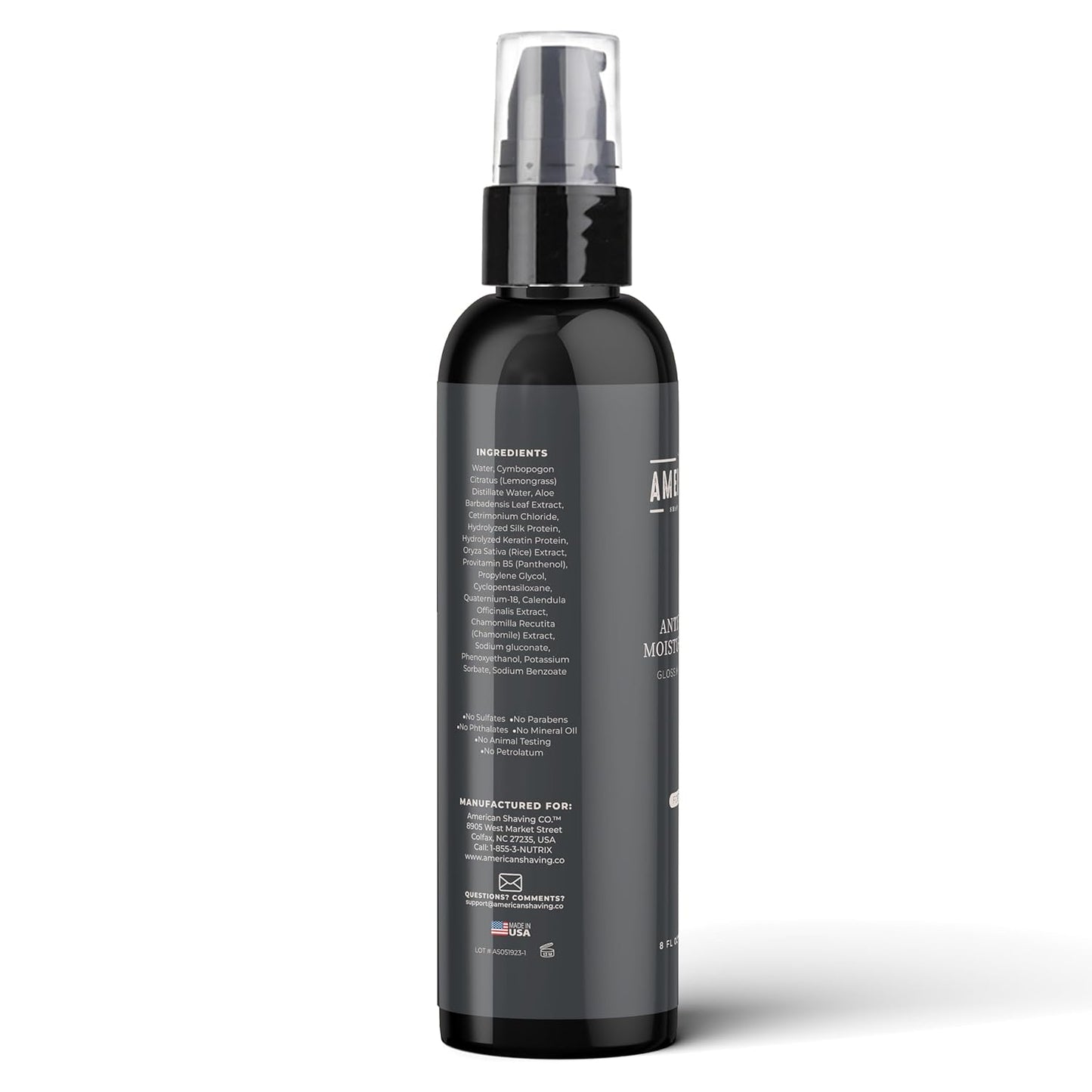 Anti-Frizz Moisture Free Gloss Hair Spray For Men