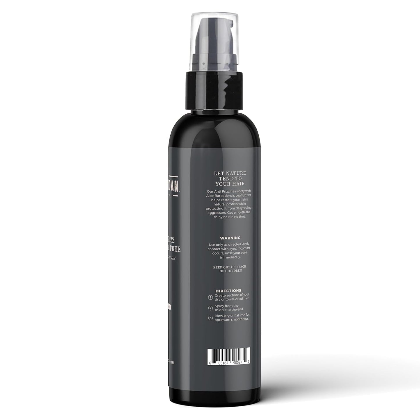 Anti-Frizz Moisture Free Gloss Hair Spray For Men