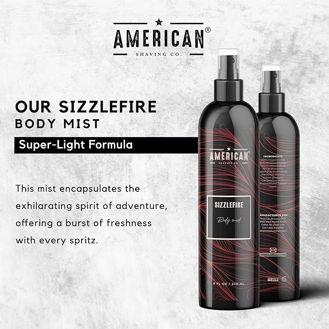 Sizzlefire Body Mist For Men