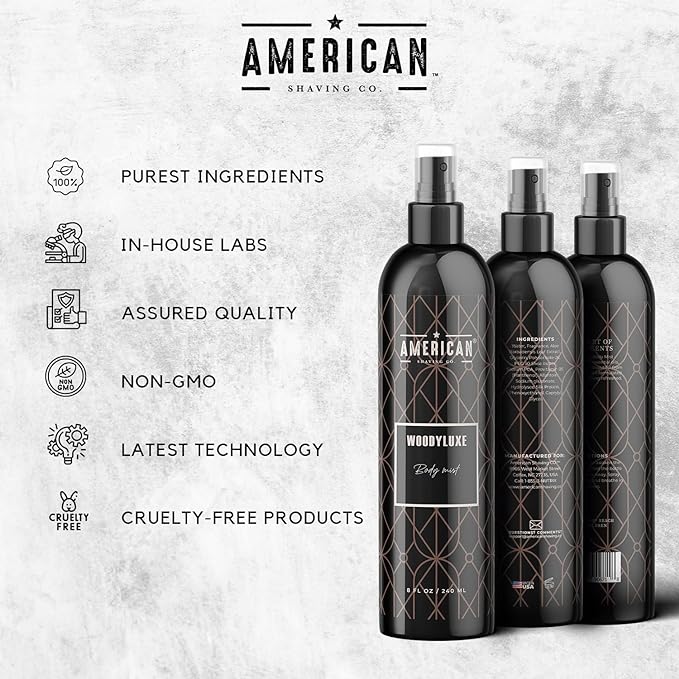 WoodyLuxe Body Mist For Men