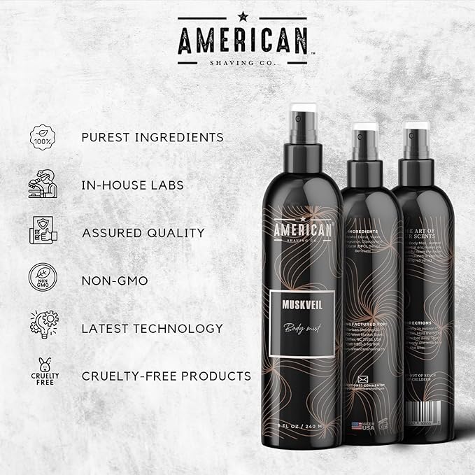 Muskveil Body Mist For Men