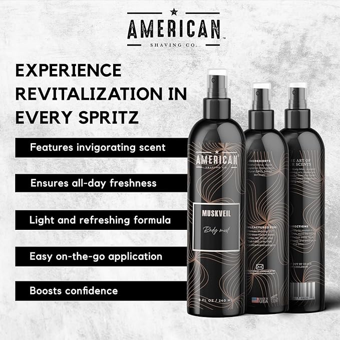 Muskveil Body Mist For Men
