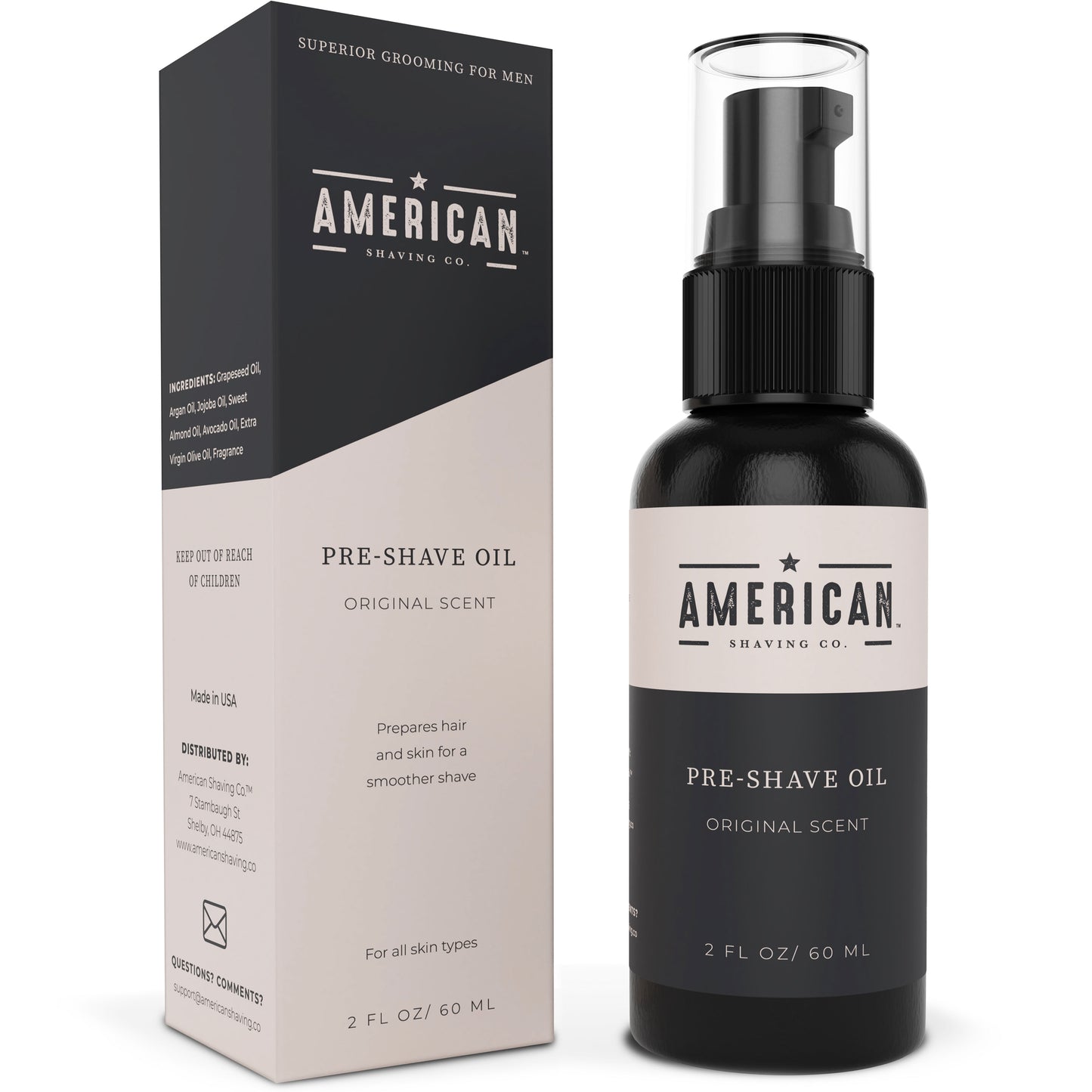 Original Scent Pre-Shave Oil 2 oz