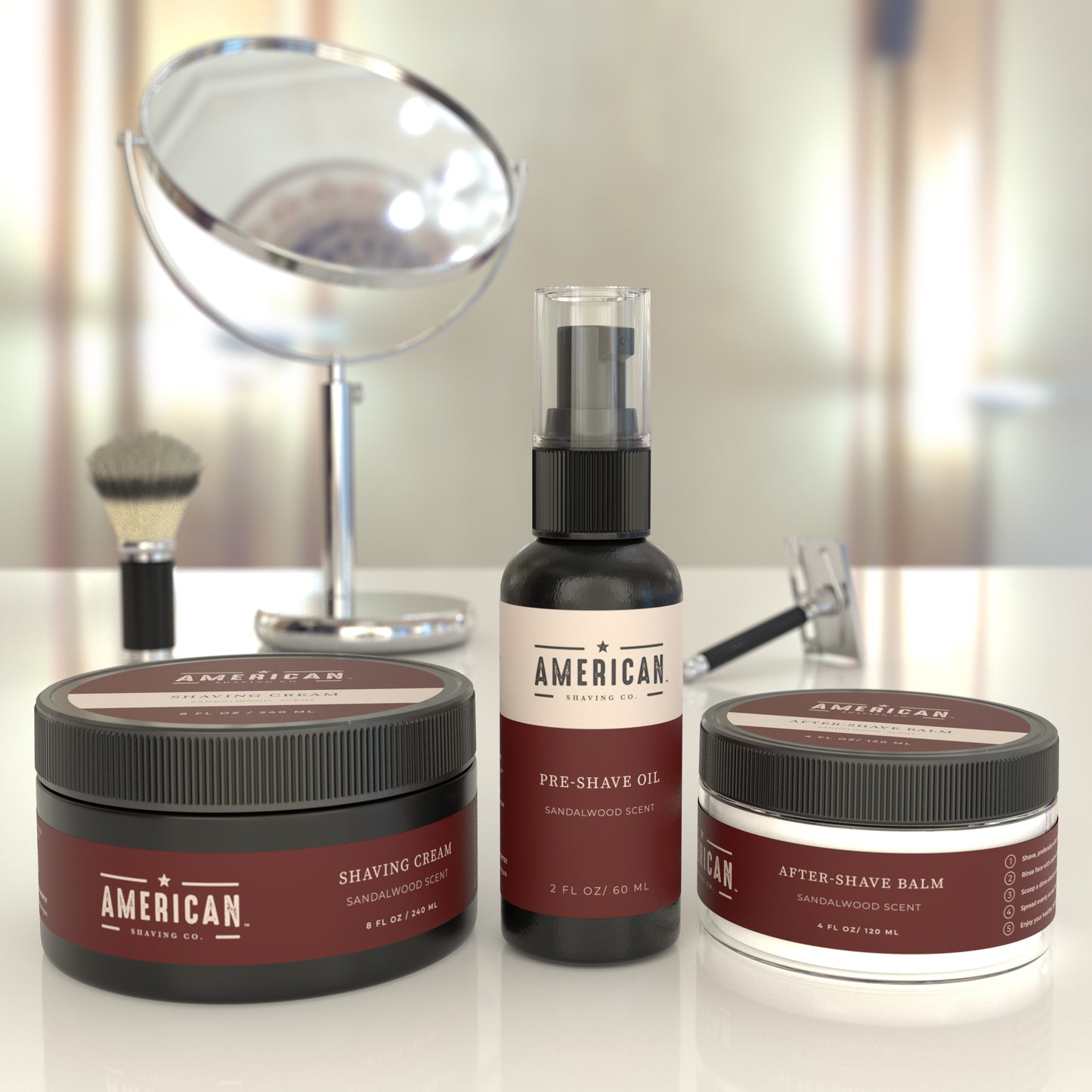 Sandalwood Scent After-Shave Balm 4 oz
