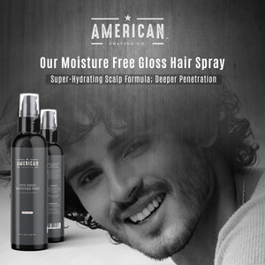 Anti-Frizz Moisture Free Gloss Hair Spray For Men