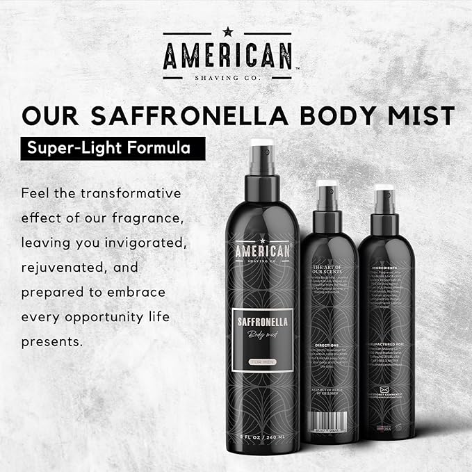 Saffronella Body Mist For Men
