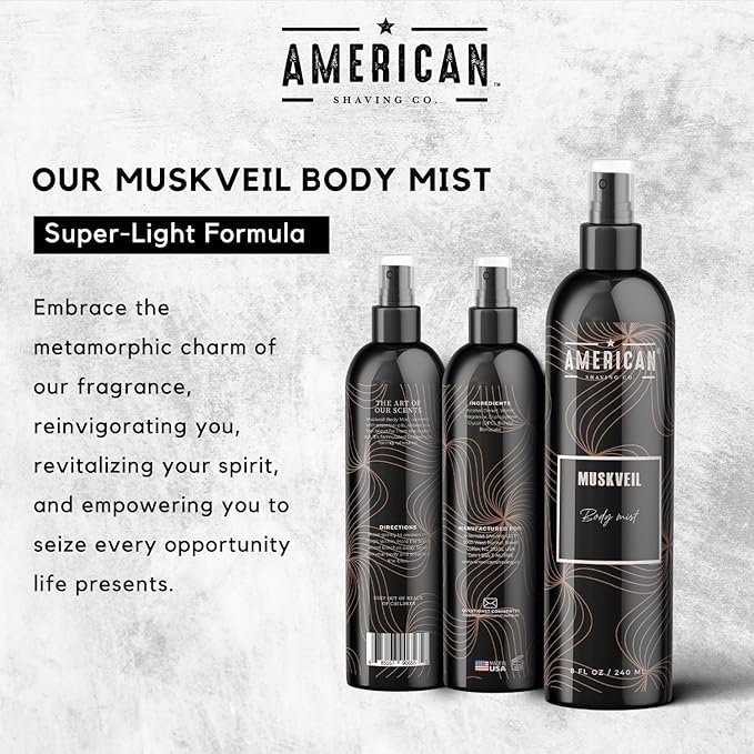 Muskveil Body Mist For Men
