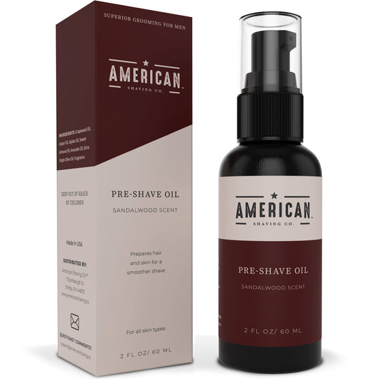 Sandalwood Scent Pre-Shave Oil 2 oz